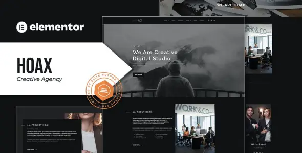 Hoax – Creative Agency Elementor Template Kit